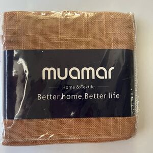 Muamar Kitchen Curtains In Khaki